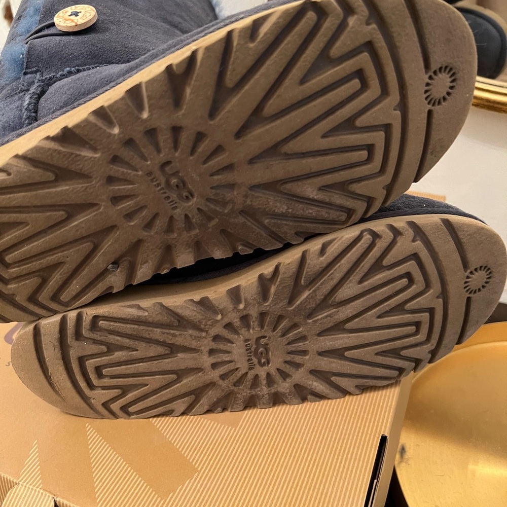 Navy Blue Three Button Ugg Boots - image 4